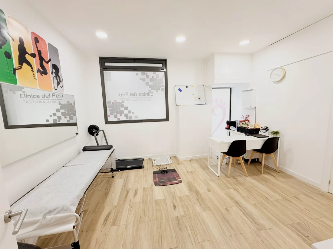 Sala de exploración de Clínica del Peu Barceloneta